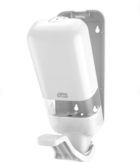 Tork диспенсер локтевой для мыла/дезинферора 1л, белый Київ - зображення 2