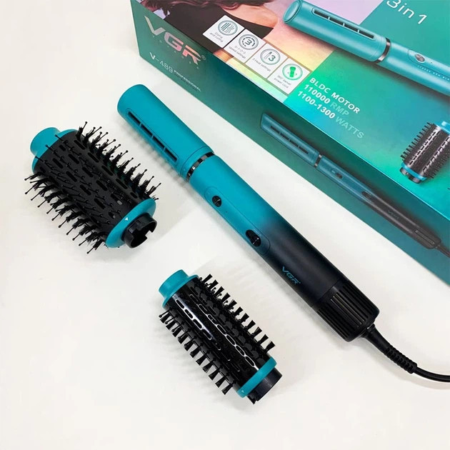 Фен-стайлер VGR V-489 GREEN 1300 Вт зеленый Киев - изображение 9