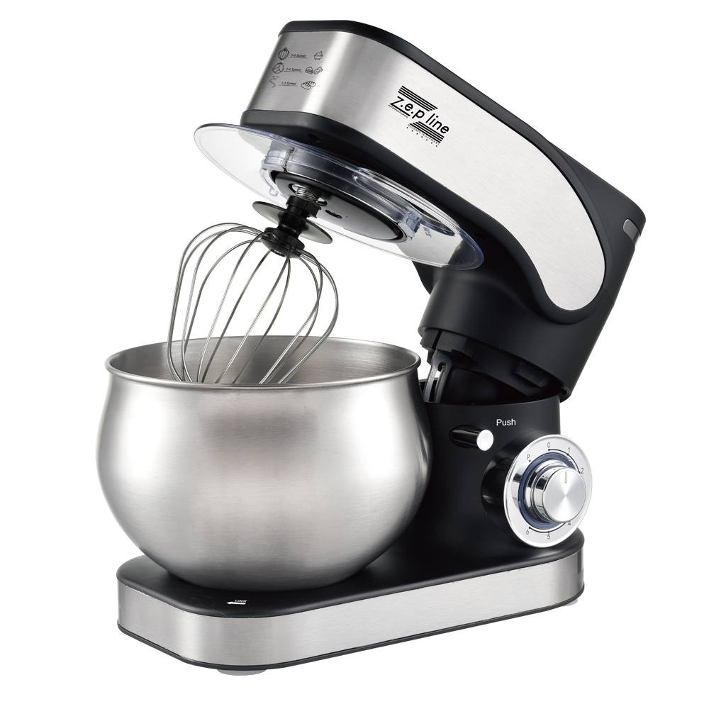 Тестомес миксер 4 в 1 Zepline ZP-136 Black 3500 Вт 6 л черный Київ - зображення 2