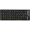 Наклейка для клавіатури Ukraine Keyboard Stickers Black/Yellow (Код товару:23742) Харків