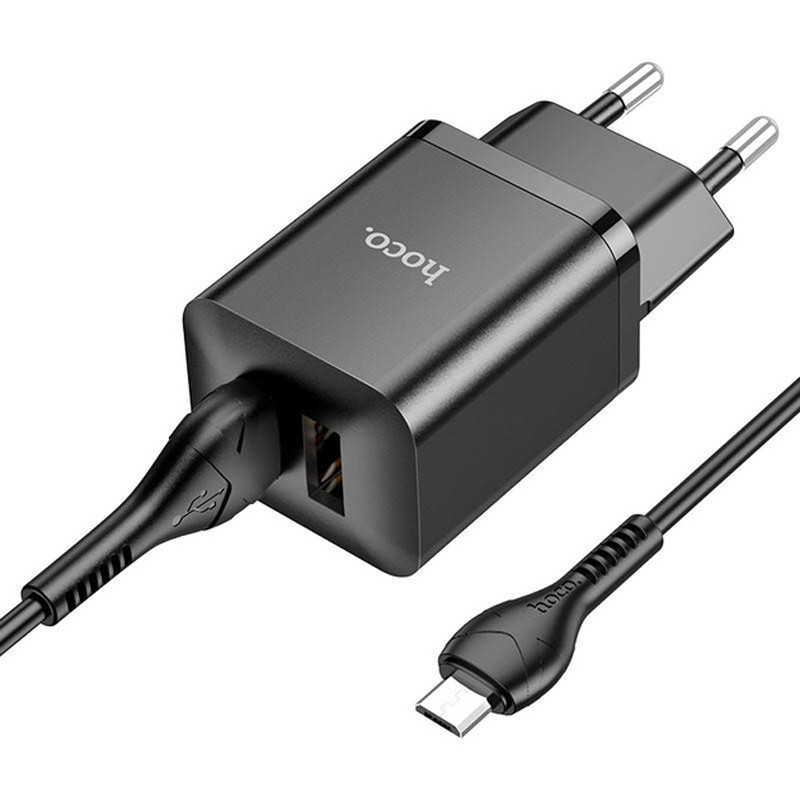 СЗУ Hoco N25 Maker (2USB-A) + USB to MicroUSB Херсон - изображение 3