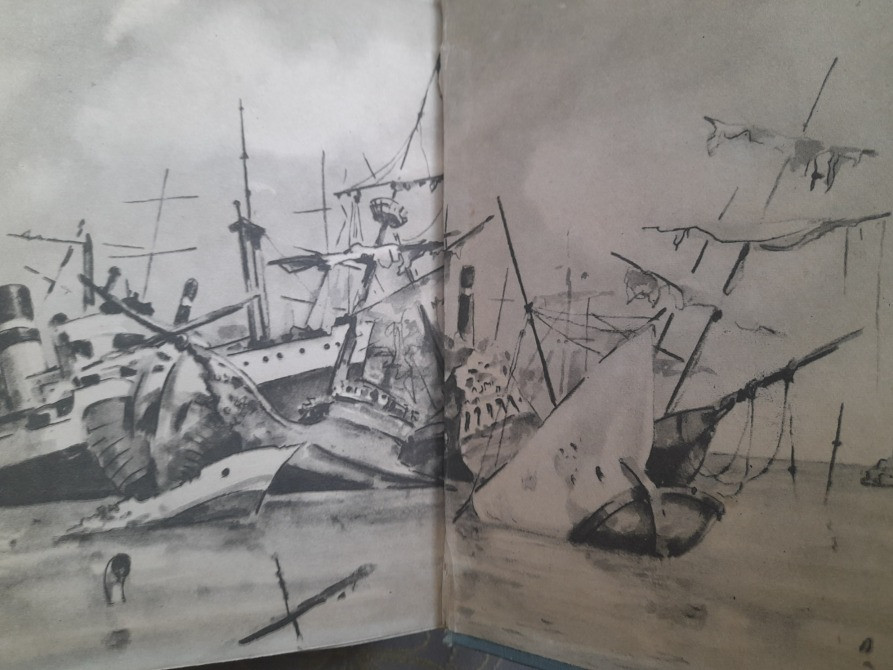 А. Беляев Остров погибших кораблей 1958 БПНФ приключений фантастика Запоріжжя - зображення 2