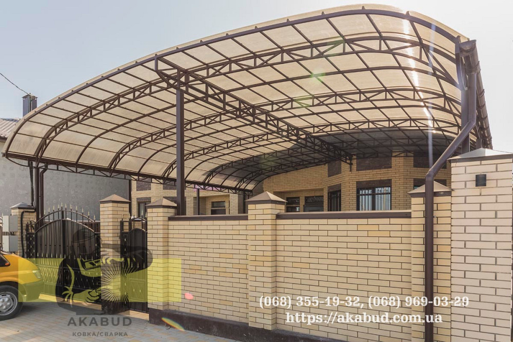 Металовироби. Установка та виготовлення відкатних воріт, навісів Кривой Рог - изображение 2