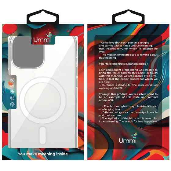 Чехол Ummi transparent with MagSafe для Apple iPhone 11 Pro Max (6.5") Херсон