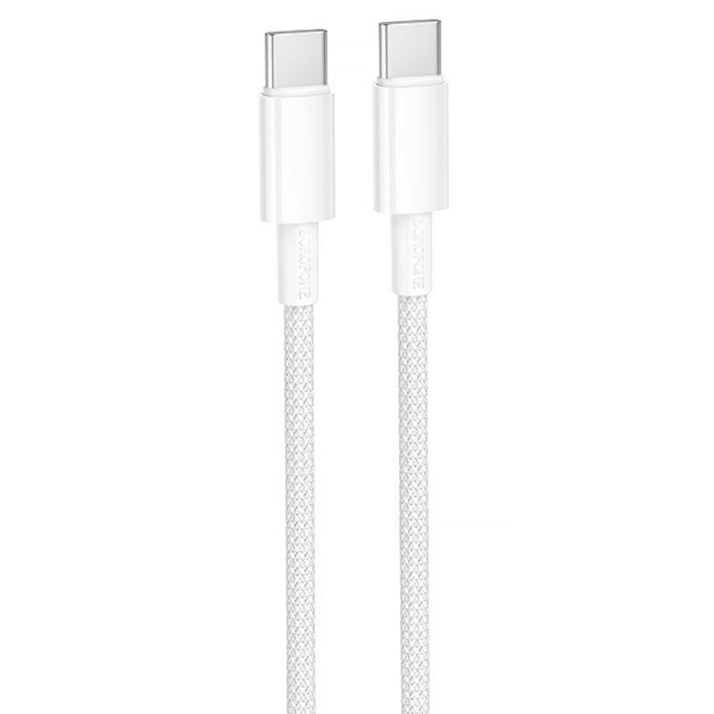 Дата кабель Borofone BX117 Source Type-C to Type-C 60W (1m) Херсон - зображення 1