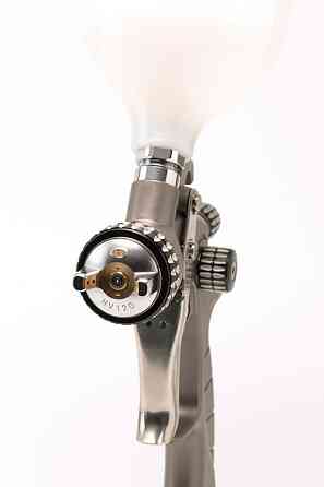 Краскопульт пневматический MASTERTOOL HVLP HQ ВПЛБ 600 мл Ø 1,3 мм круглый/плоский факел 400 л/мин 2 Харків