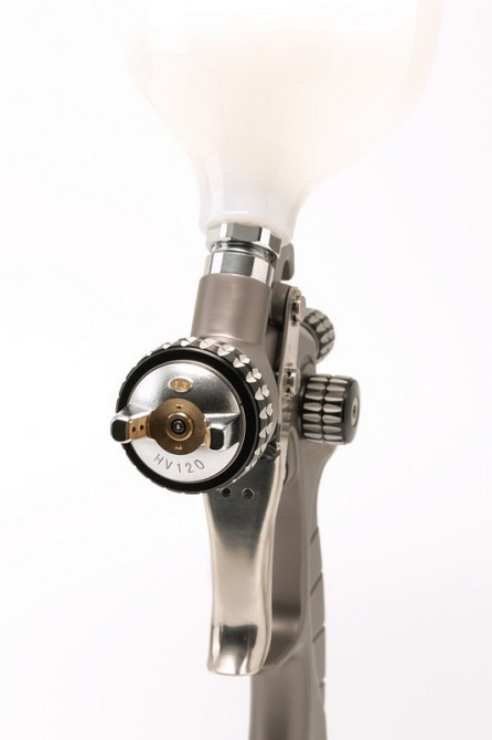 Краскопульт пневматический MASTERTOOL HVLP HQ ВПЛБ 600 мл Ø 1,3 мм круглый/плоский факел 400 л/мин 2 Харків - зображення 2