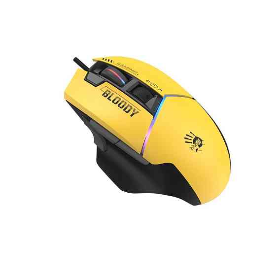 Мышь компьютерная проводная Bloody W95 Ultra Sports Lime (4711421002318) желтая Киев
