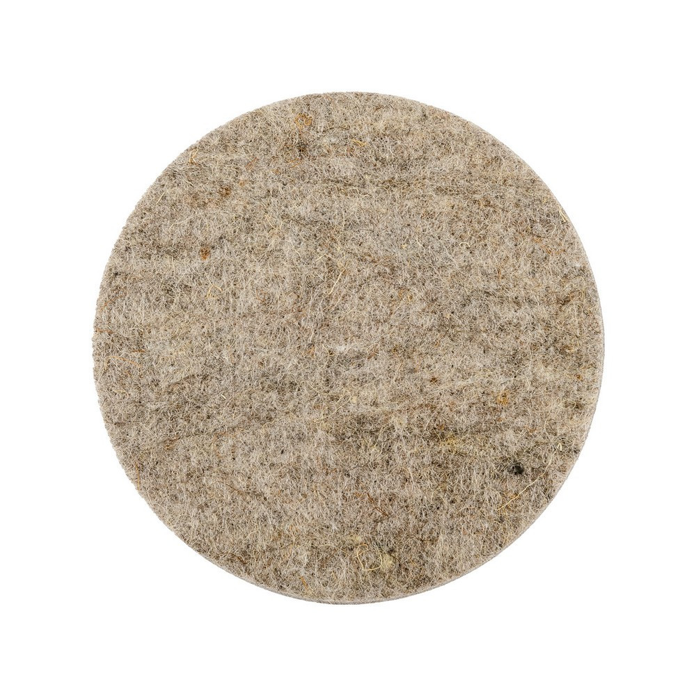 Круг полировочный MASTERTOOL на липучке из натурального войлока жесткий влагостойкий 6 мм Ø 150 мм н Харків - зображення 4