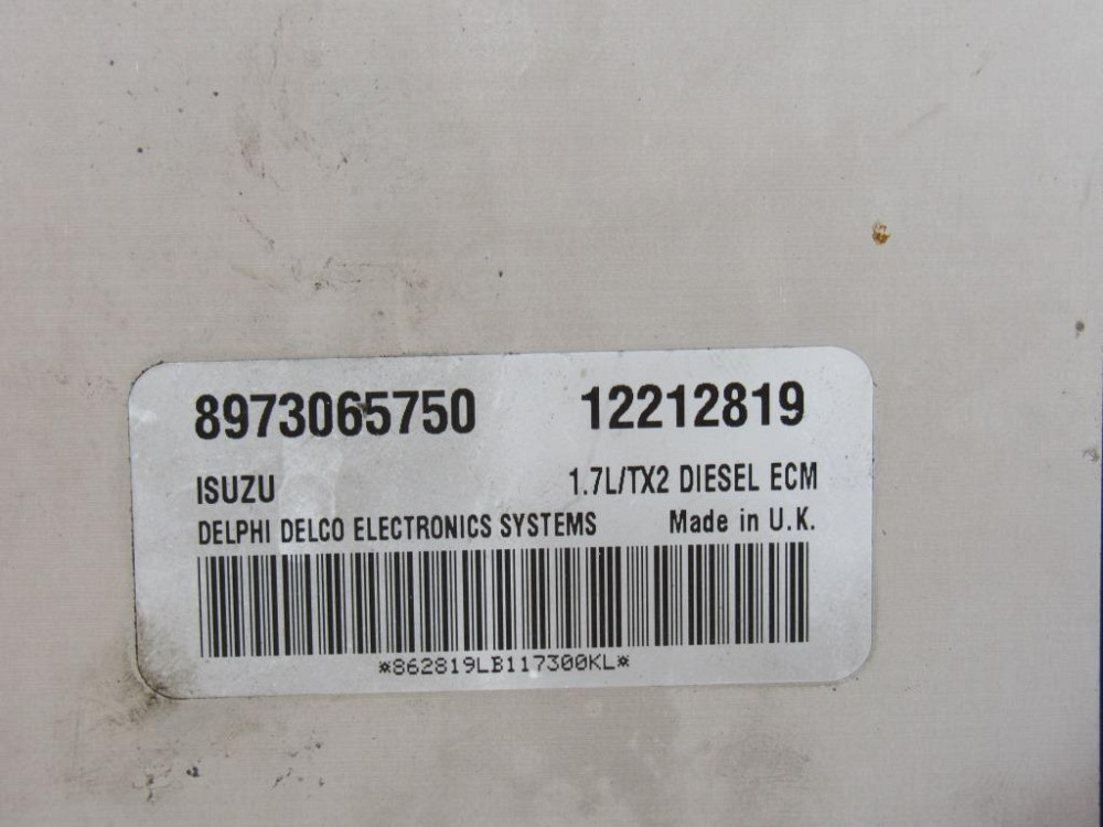 Блок управления двигателем + иммобилайзер Opel Combo 1.7 cdti 2001-2012 Ковель - зображення 3