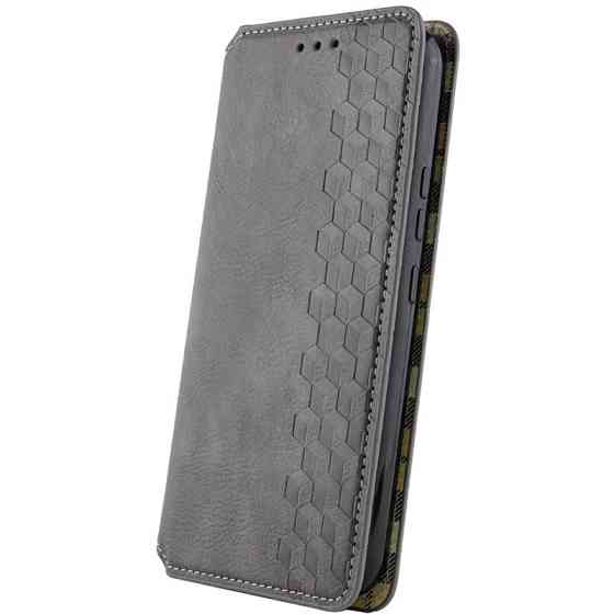 Кожаный чехол-книжка GETMAN Cubic (PU) для Xiaomi Redmi Note 14 4G (Europe version) Херсон