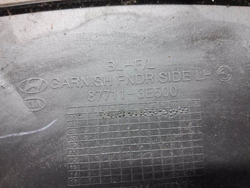 Накладка крыла Kia Sorento BL 2.5 DIESEL D4CB 2002 перед. лев. (б/у) Киев - изображение 7