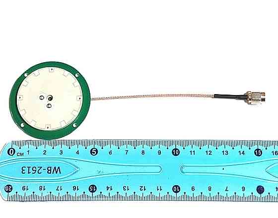 Антенна GPS L1, Glonass L1, Galileo E1 28dBi, SMA-male RG 178, высокоточного позиционирования (10797 Днепр