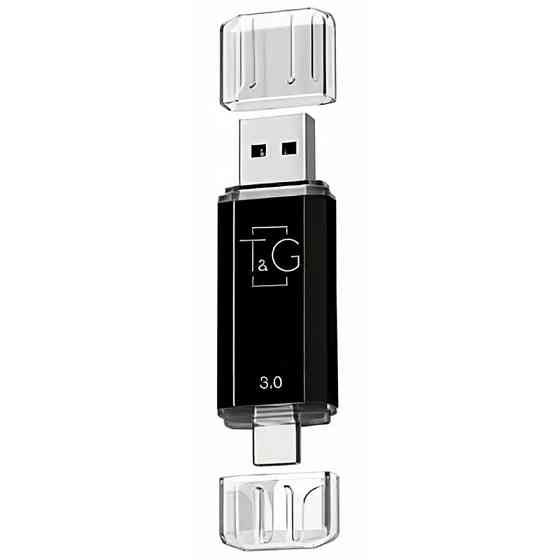 Флеш-накопитель T&G 009 Star Series 2in1 USB 3.0 (USB-A/C) — 256GB Херсон