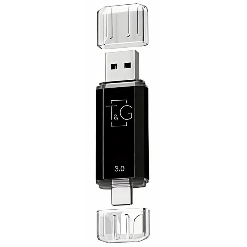 Флеш-накопитель T&G 009 Star Series 2in1 USB 3.0 (USB-A/C) — 256GB Херсон - зображення 1