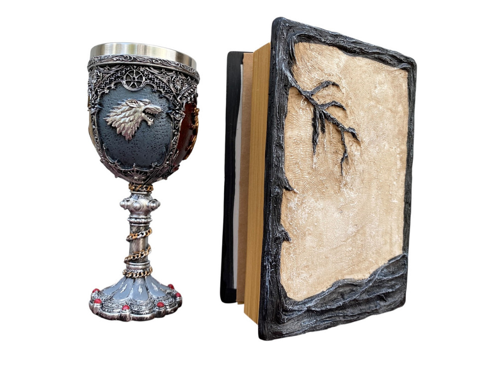 Подарочный набор Бокал 3 Игра Престолов и Блокнот 3 «Тень Ворона» Київ - зображення 4