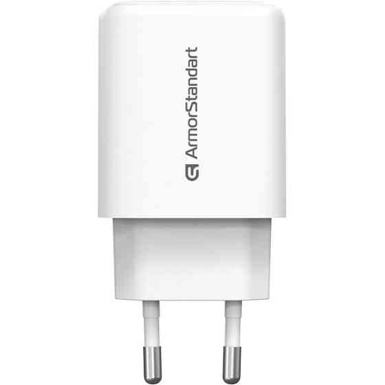Зарядний пристрій ArmorStandart AR-T252WEU 25W GaN Type-C+USB White (ARM89532) Харків