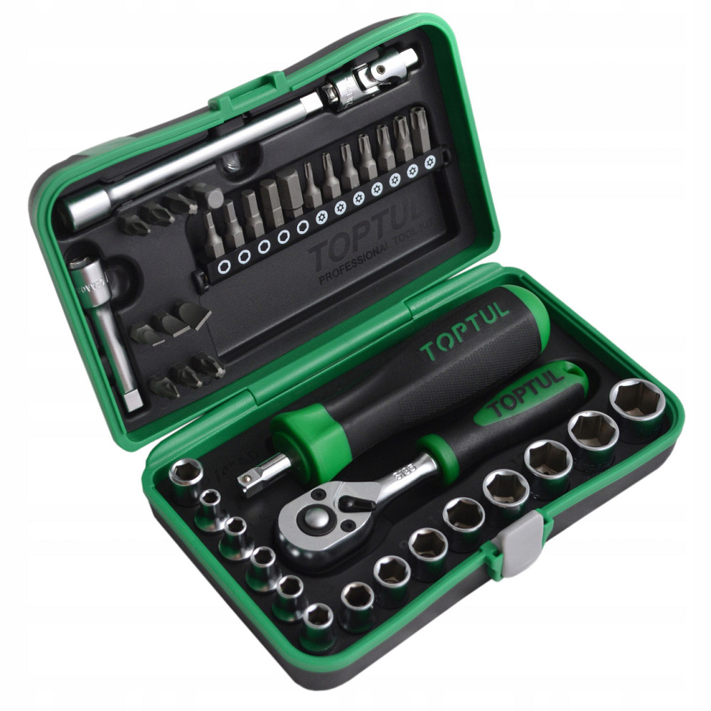 Профессиональный набор инструмента TOPTUL 1/4" 41ед. GADW4101 Харків - зображення 5