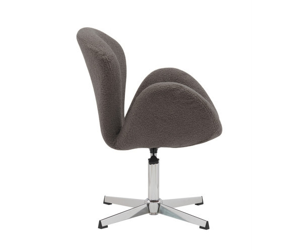 Крісло Сван сіра тканина букле тедді Днепр - изображение 3