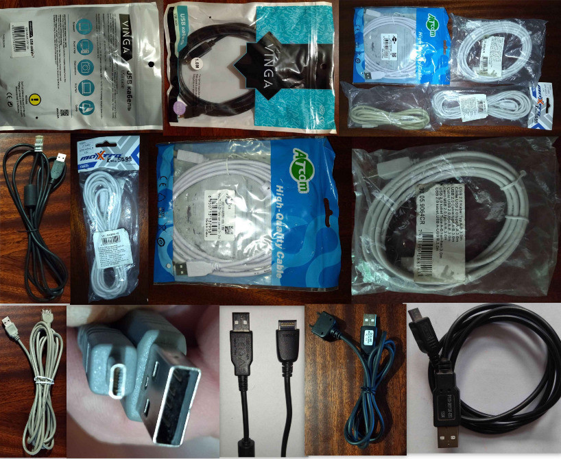 Робочі нові та б/в USB, Video, LPT, COM, 220 кабелі, адаптери. Вінниця - зображення 1