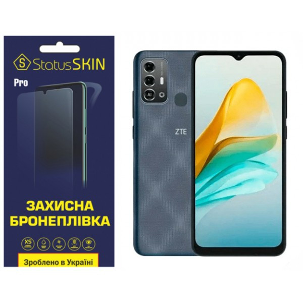 Поліуретанова плівка StatusSKIN Pro на екран ZTE Blade A53 Pro Матова (Код товару:32596) Харків - зображення 1