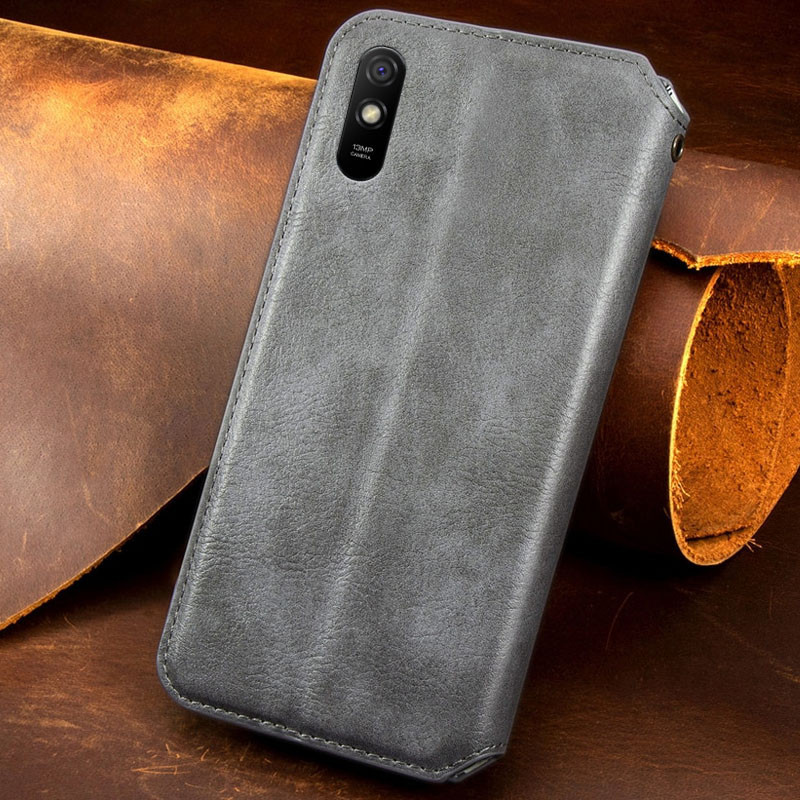 Кожаный чехол-книжка GETMAN Cubic (PU) для Xiaomi Redmi 9A Херсон - зображення 4