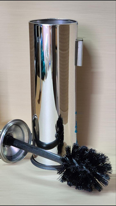 Туалетная щетка нержавеющая сталь PRAMIT COVER (1421) Київ - зображення 2