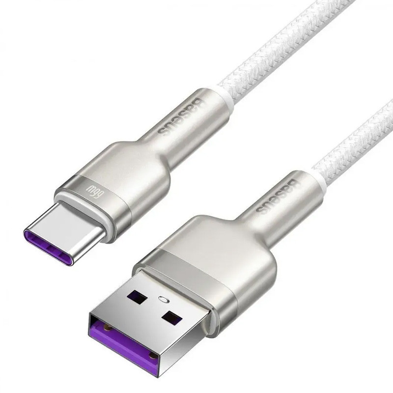Дата кабель Baseus Cafule Metal Data USB to Type-C 66W (1m) (CAKF00010) Херсон - изображение 2
