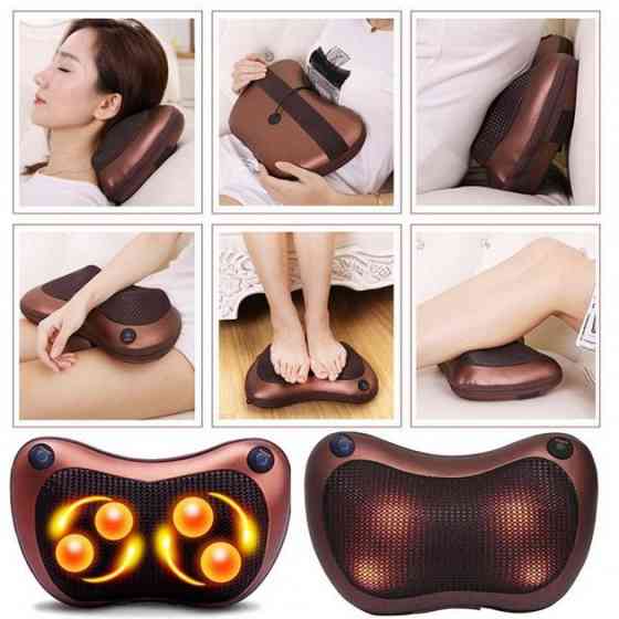 Массажная подушка Car and Home Massage Pillow, массажер для шеи автомобильный Полтава
