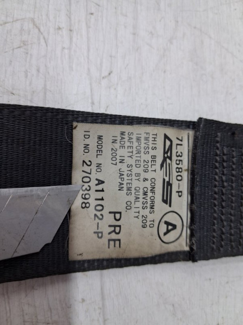 Ремень безопасности передний правый Lexus RX 350 XU30 3.5 БЕНЗИН 2GRFE 2003 (б/у) Киев - изображение 4