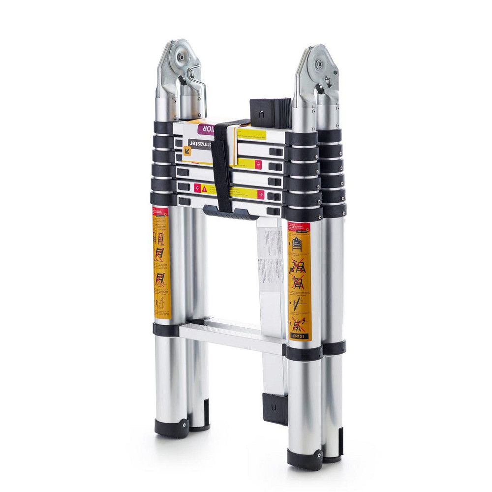 Стремянка телескопическая алюминиевая с шарниром Avior DA7A14. 2×7 ступенек Артикул: DA7A14 Київ - зображення 1