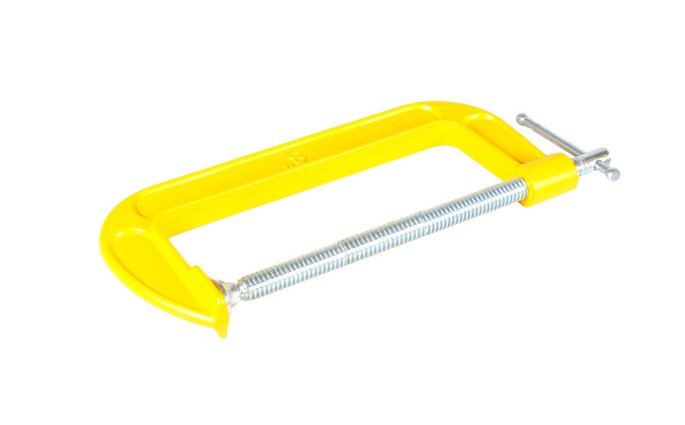 Струбцина столярная металлическая MASTERTOOL G-Type 200 мм 07-0320 Харків - зображення 1