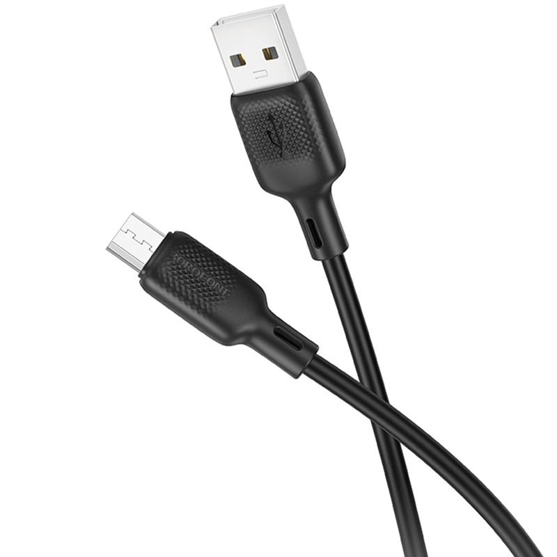Дата кабель Borofone BX113 Lenny USB to MicroUSB 2.4A (1m) Херсон - изображение 3