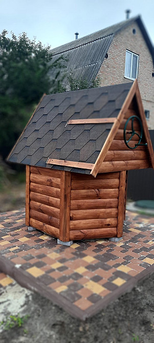 Колодязь. Декоративный колодец. Домик для колодца. Колодец декоративный. Киев - изображение 7