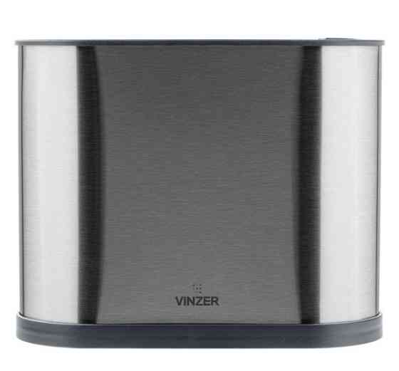 Підставка для ножів та кухонних приналежностей Vinzer Graphite VZ-50233 10х18.5х23 см Київ