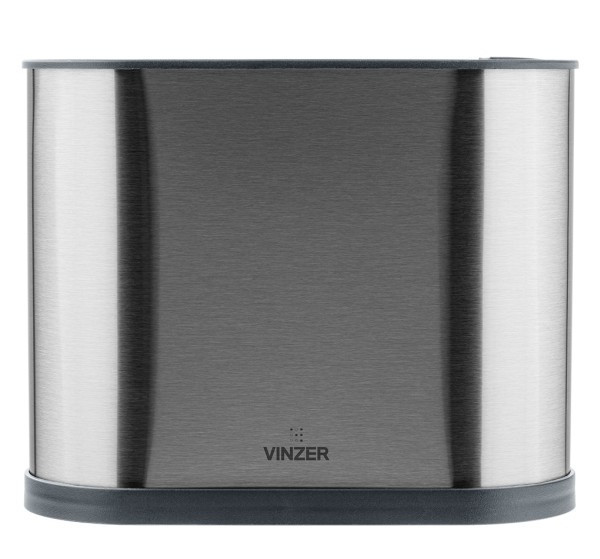Підставка для ножів та кухонних приналежностей Vinzer Graphite VZ-50233 10х18.5х23 см Київ - зображення 1