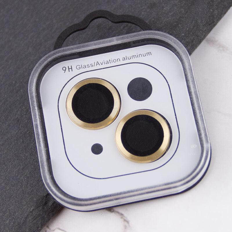 Защитное стекло Metal Classic на камеру (в упак.) для Apple iPhone 14 (6.1") / 14 Plus (6.7") Херсон - зображення 12