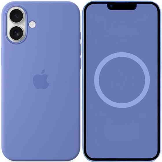 Чехол Silicone case (AAA) with Magsafe and Animation (button) для Apple iPhone 16 Plus (6.7") Херсон