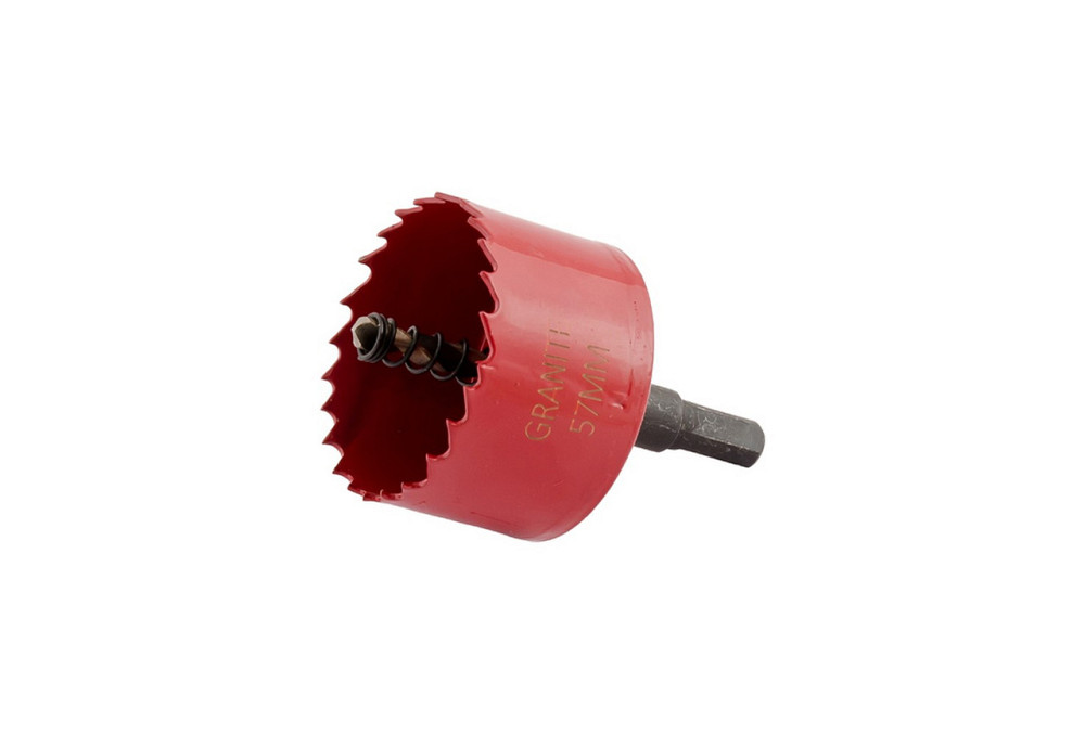 Сверло корончатое GRANITE Bi-Metal HSS M42 57 мм 6-09-057 Харків - зображення 1