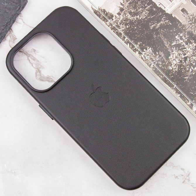 Кожаный чехол Leather Case (AAA) with MagSafe and Animation для Apple iPhone 13 Pro (6.1") Херсон - зображення 4