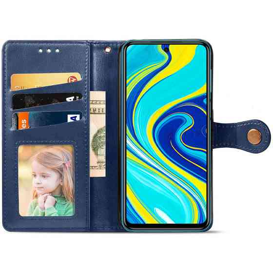 Кожаный чехол-книжка GETMAN Gallant (PU) для Xiaomi Redmi Note 9s / Note 9 Pro / Note 9 Pro Max Херсон