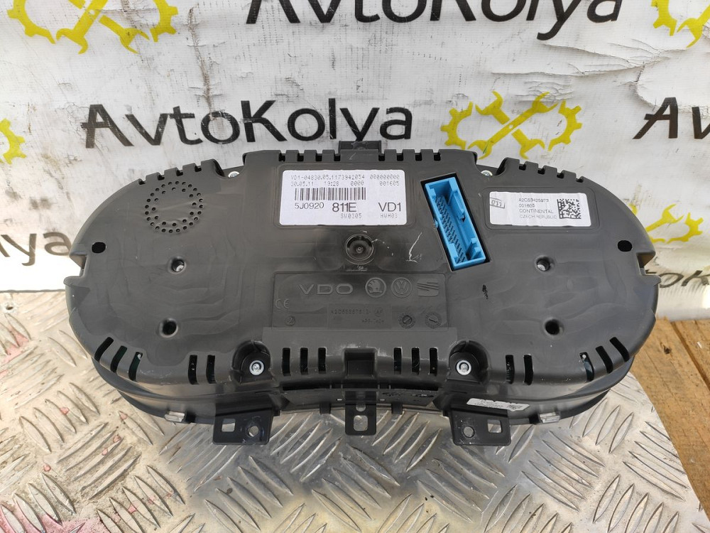 Панель приборов (спидометр) Skoda Fabia II 1.2 бензин 2007-2014 (A2C53425973) Ковель - зображення 1