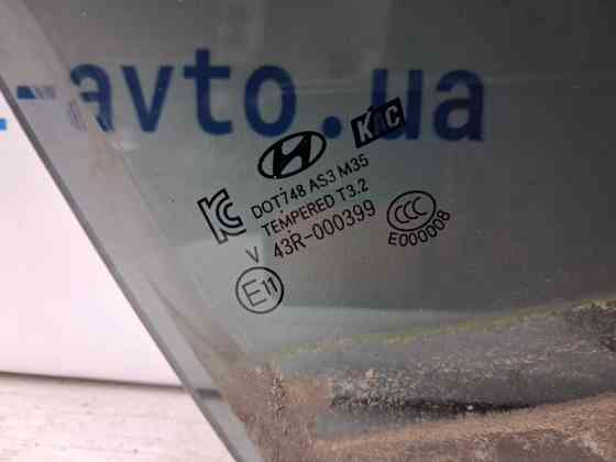 Стекло двери заднее правое Hyundai Santa fe DM 2.2 DIESEL D4HB 2012 (б/у) Київ