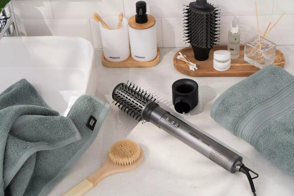 Стайлер для волос Ardesto Stein HD-Y1000BRST 1400 Вт серый Київ - зображення 4