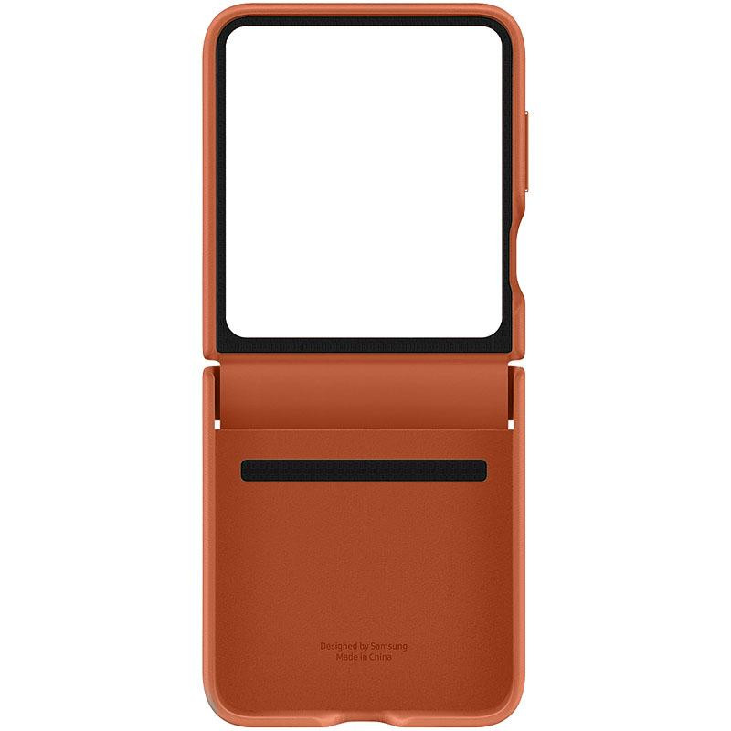 Кожаный чехол Leather Case (AAA) для Samsung Galaxy Z Flip5 Херсон - зображення 10