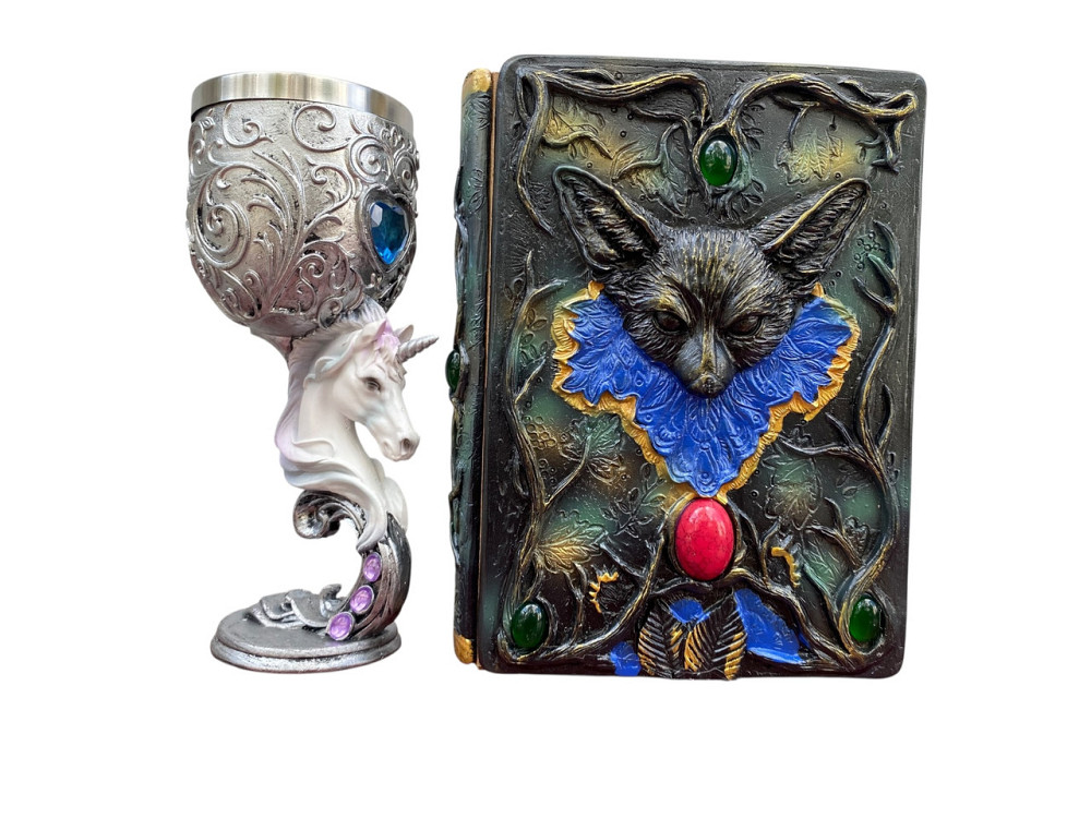 Подарочный набор Бокал 3 Единорог и Блокнот 3 «Лесной Гримуар Лисы» Київ - зображення 1