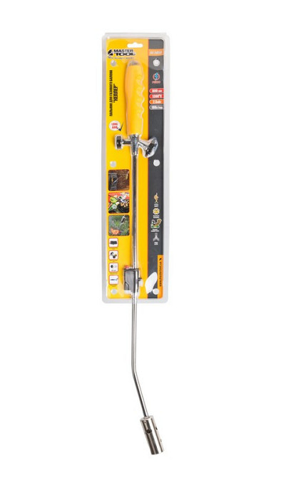 Горелка для газового баллона MASTERTOOL "Кеплер" пьезоподжиг Ø 28 мм/1300°С ручка 800 мм 44-5050 Харьков - изображение 6