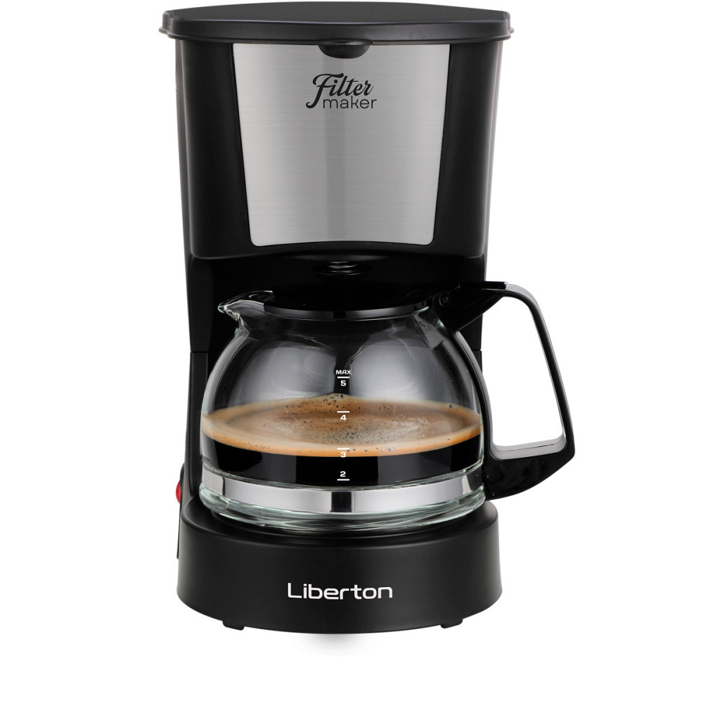 Кофеварка капельная Liberton LCM-2200 600 Вт черная Киев - изображение 1