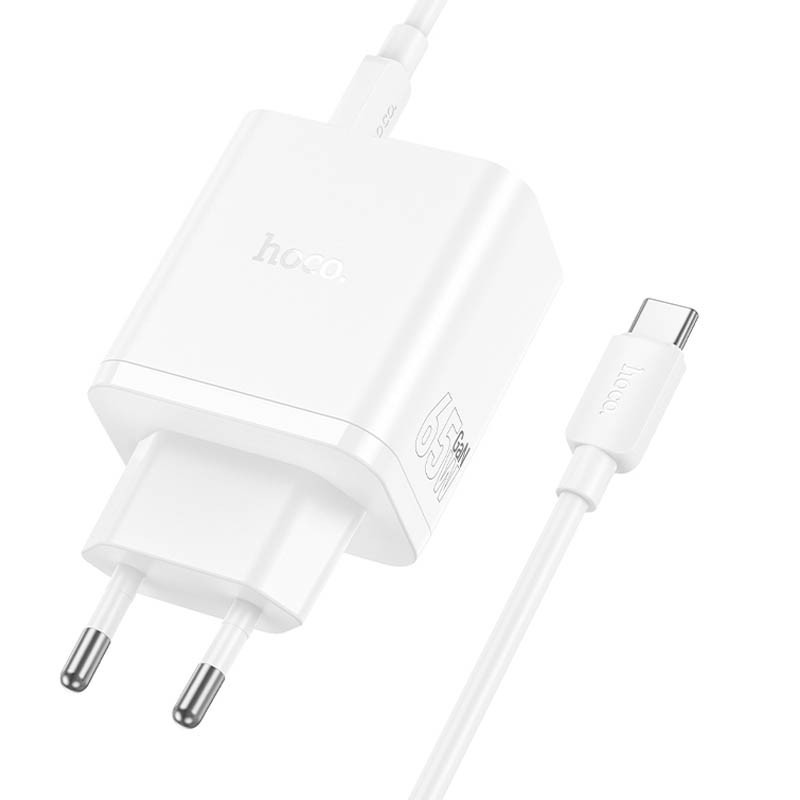 СЗУ Hoco N51 Scenery PD65W (1USB-A/2C) + кабель Type-C to Type-C Херсон - зображення 2