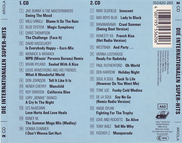 2CD Hot & Fresh - Die Internationalen Super-hits Вінниця - зображення 2